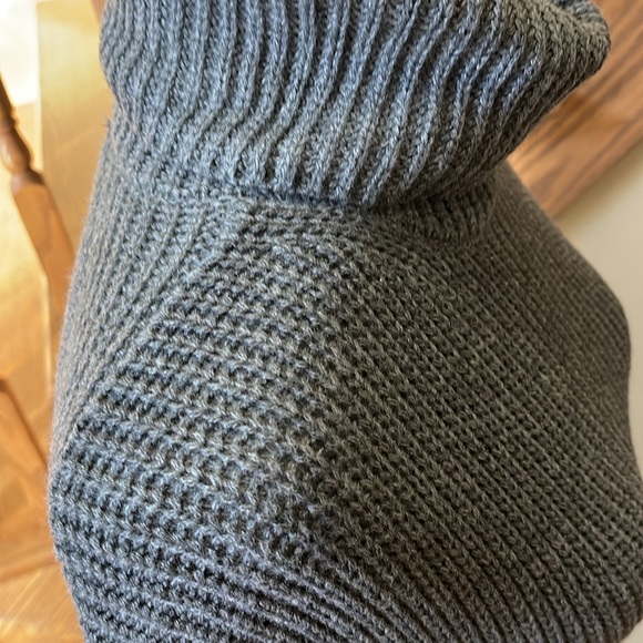 NWT KAREN KANE RELAXED FIT RIBBED SWEATER DRESS GRAY SIZE SMALL OVERSIZED - Picture 8 of 14